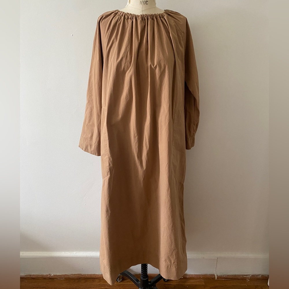 Studio Nicholson Gathered Neck Tunic Dress